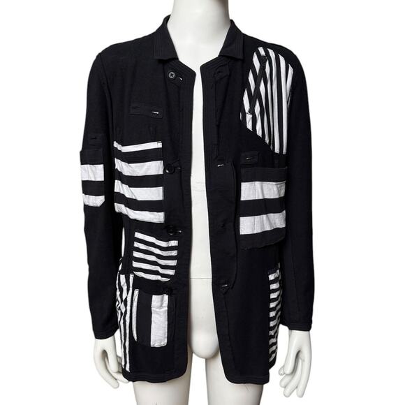 Y-3 Yohji Yamamoto Vintage Men Reversible Jacket Size Large 100% Cotton - Picture 6 of 16